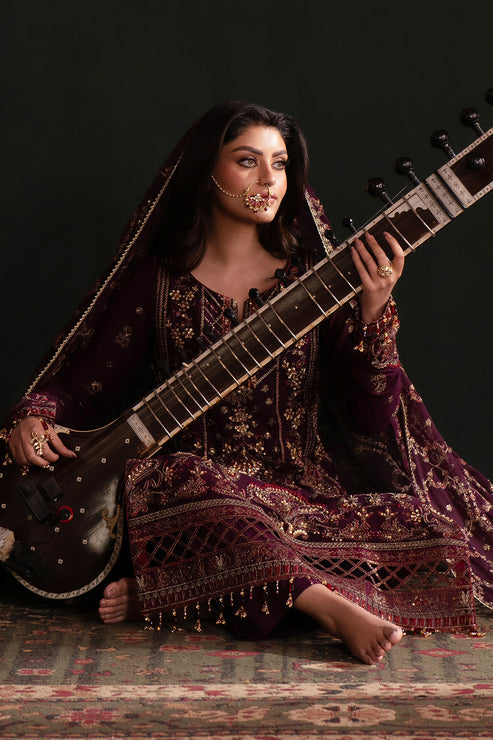 Emaan Adeel | Nooresha Formals 25 | Jenan by Emaan Adeel - Designer Dress - Type: Ladies Clothes - Available at Libayah - 100% Original