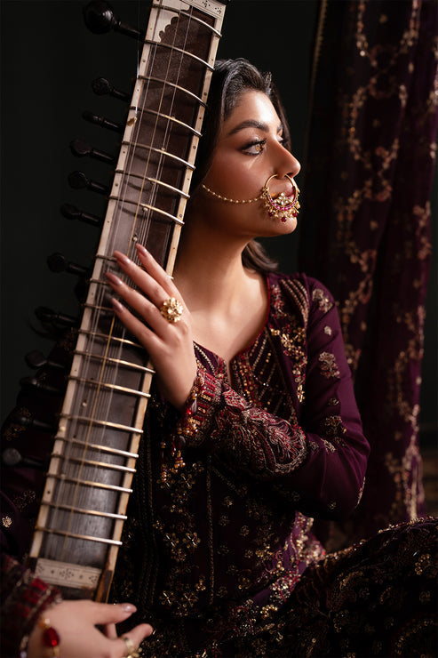 Emaan Adeel | Nooresha Formals 25 | Jenan by Emaan Adeel - Designer Dress - Type: Ladies Clothes - Available at Libayah - 100% Original