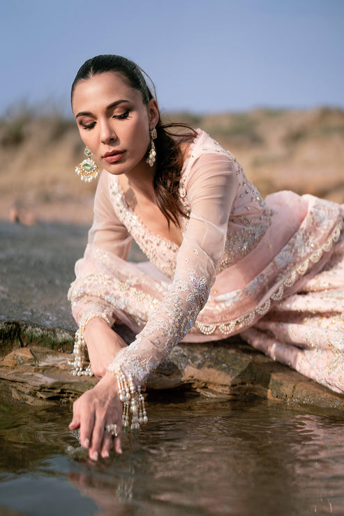 Emaan Adeel | Kamari Reveuse Wedding Formals | AMOUR by Emaan Adeel - Designer Dress - Type: Ladies Clothes - Available at Libayah - 100% Original