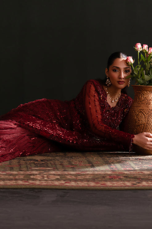 Emaan Adeel | Nooresha Formals 25 | Lalish by Emaan Adeel - Designer Dress - Type: Ladies Clothes - Available at Libayah - 100% Original