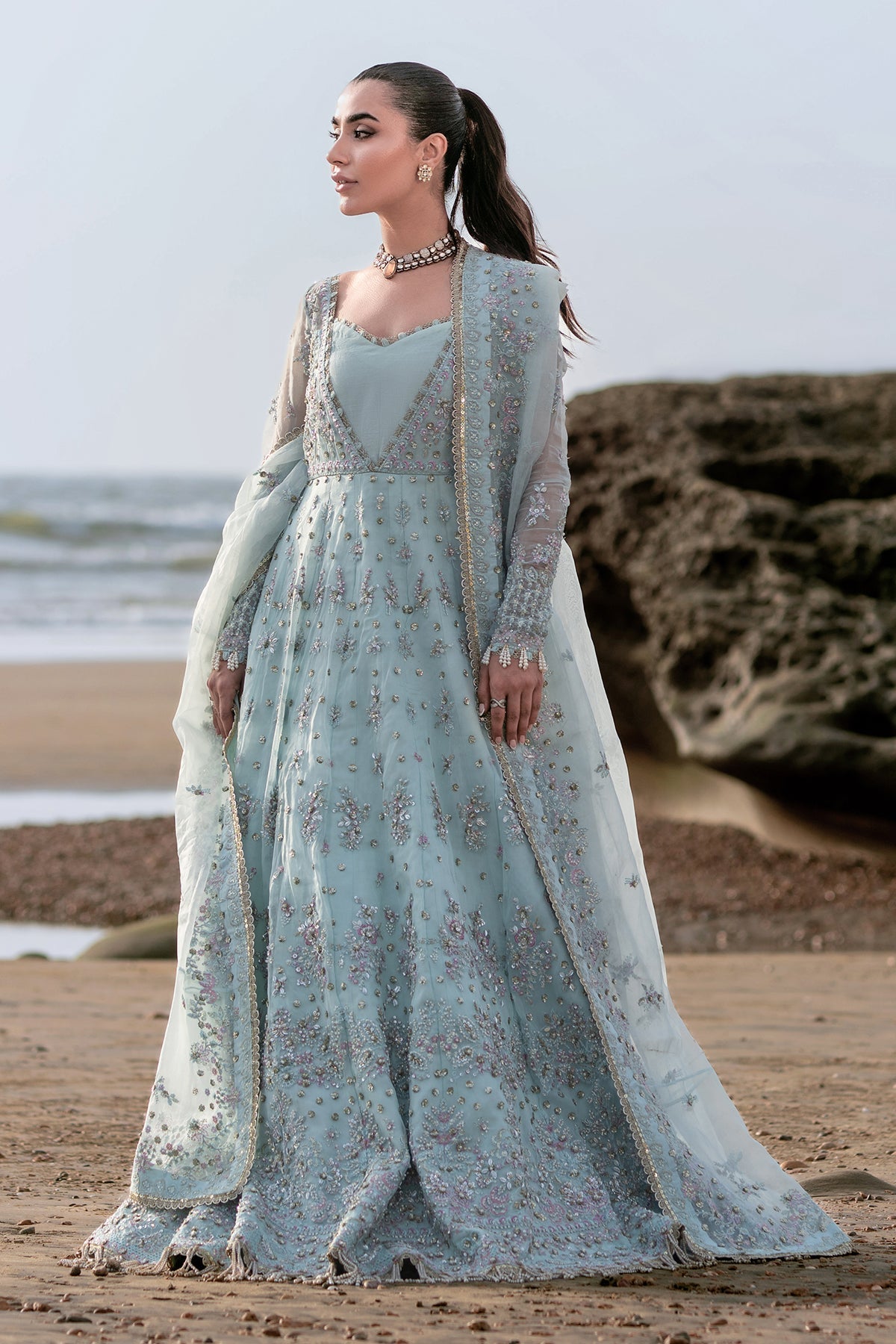 Emaan Adeel | Kamari Reveuse Wedding Formals | LUNYA by Emaan Adeel - Designer Dress - Type: Ladies Clothes - Available at Libayah - 100% Original