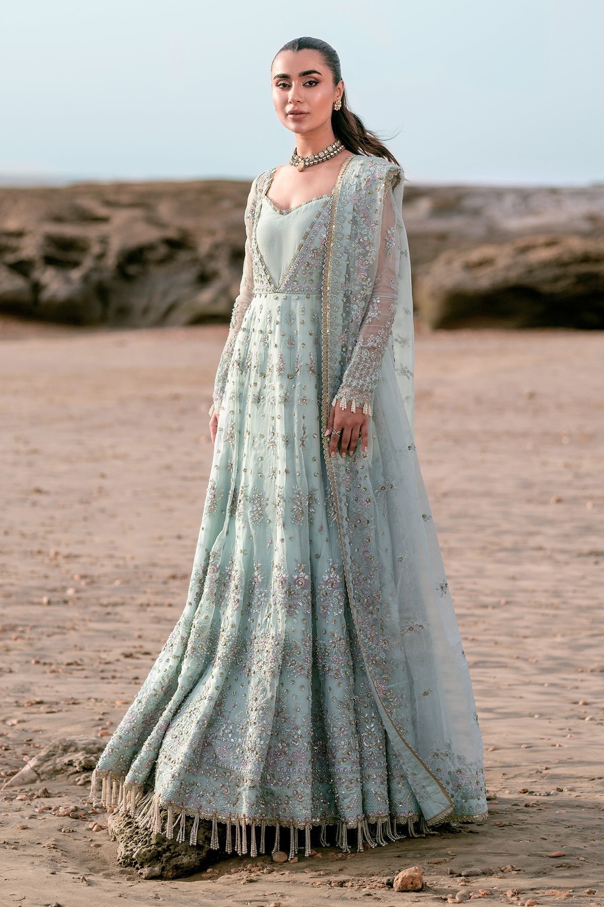 Emaan Adeel | Kamari Reveuse Wedding Formals | LUNYA by Emaan Adeel - Designer Dress - Type: Ladies Clothes - Available at Libayah - 100% Original