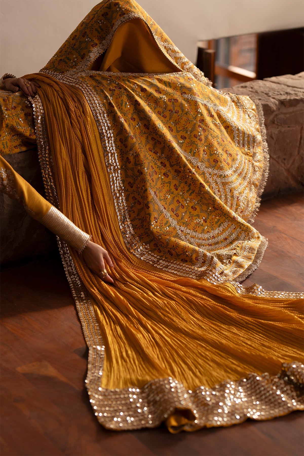  Saad Bin Shahzad | Silk'25 | AMINA by Saad Bin Shahzad - Designer Dress  - Type : Ladies Clothes - Available at Libayah - 100% Original 