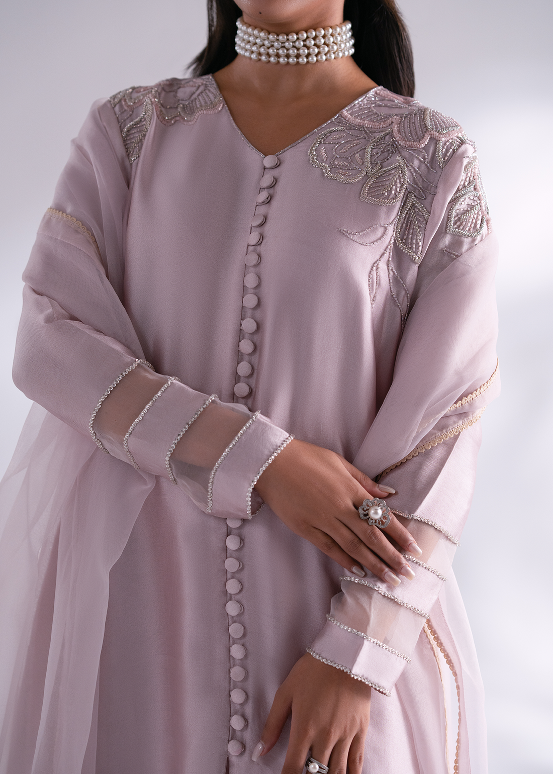 Mehak Yaqoob | Enchante The Luxe Edit | Fluorite by Mehak Yaqoob - Designer Dress - Type: Ladies Clothes - Available at Libayah - 100% Original