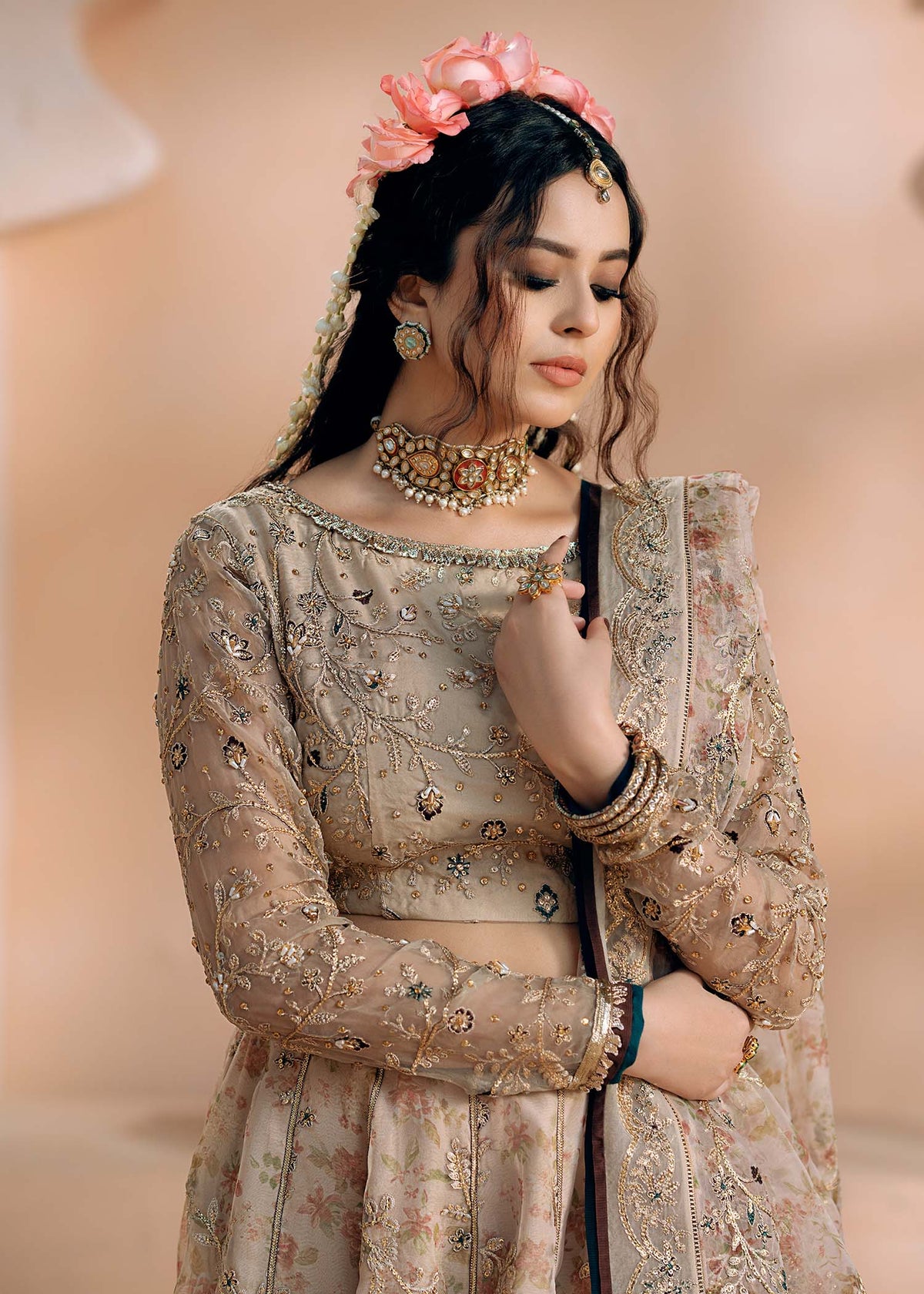 Fozia Khalid | Chamakh Dhamakh Wedding Festivity | Rasam by Fozia Khalid - Designer Dress - Type: Ladies Clothes - Available at Libayah - 100% Original
