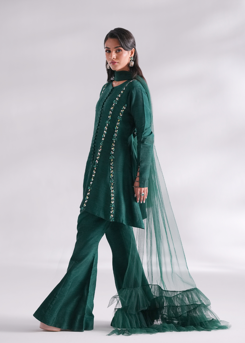 Mehak Yaqoob | Enchante The Luxe Edit | Jade by Mehak Yaqoob - Designer Dress - Type: Ladies Clothes - Available at Libayah - 100% Original