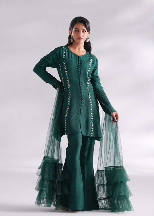 Mehak Yaqoob | Enchante The Luxe Edit | Jade by Mehak Yaqoob - Designer Dress - Type: Ladies Clothes - Available at Libayah - 100% Original
