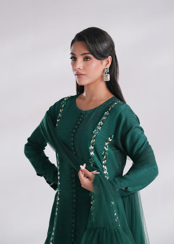 Mehak Yaqoob | Enchante The Luxe Edit | Jade by Mehak Yaqoob - Designer Dress - Type: Ladies Clothes - Available at Libayah - 100% Original