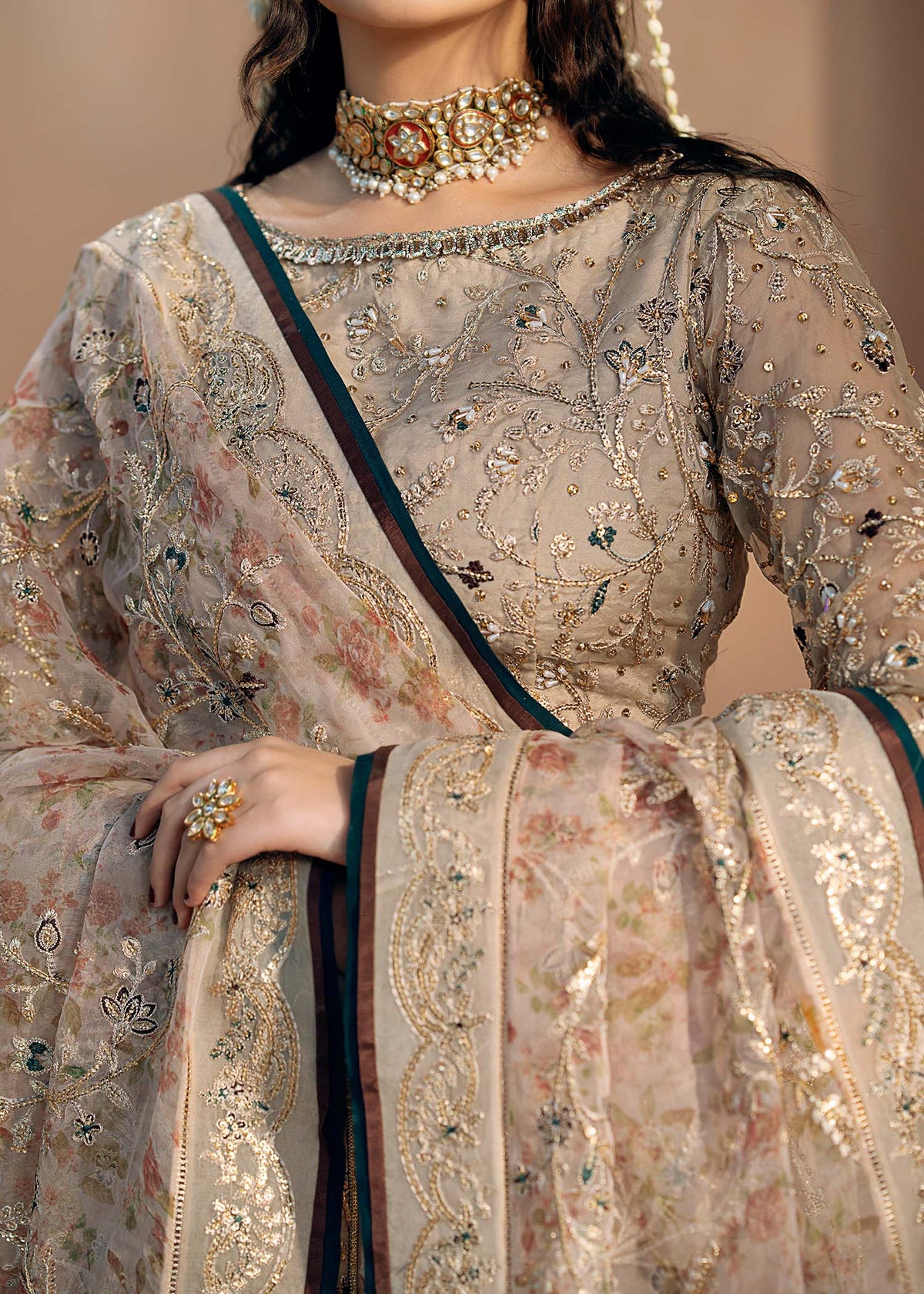 Fozia Khalid | Chamakh Dhamakh Wedding Festivity | Rasam by Fozia Khalid - Designer Dress - Type: Ladies Clothes - Available at Libayah - 100% Original