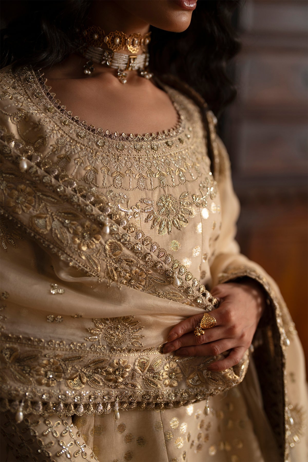  Saad Bin Shahzad | Silk'25 | SAPHINA by Saad Bin Shahzad - Designer Dress  - Type : Ladies Clothes - Available at Libayah - 100% Original 