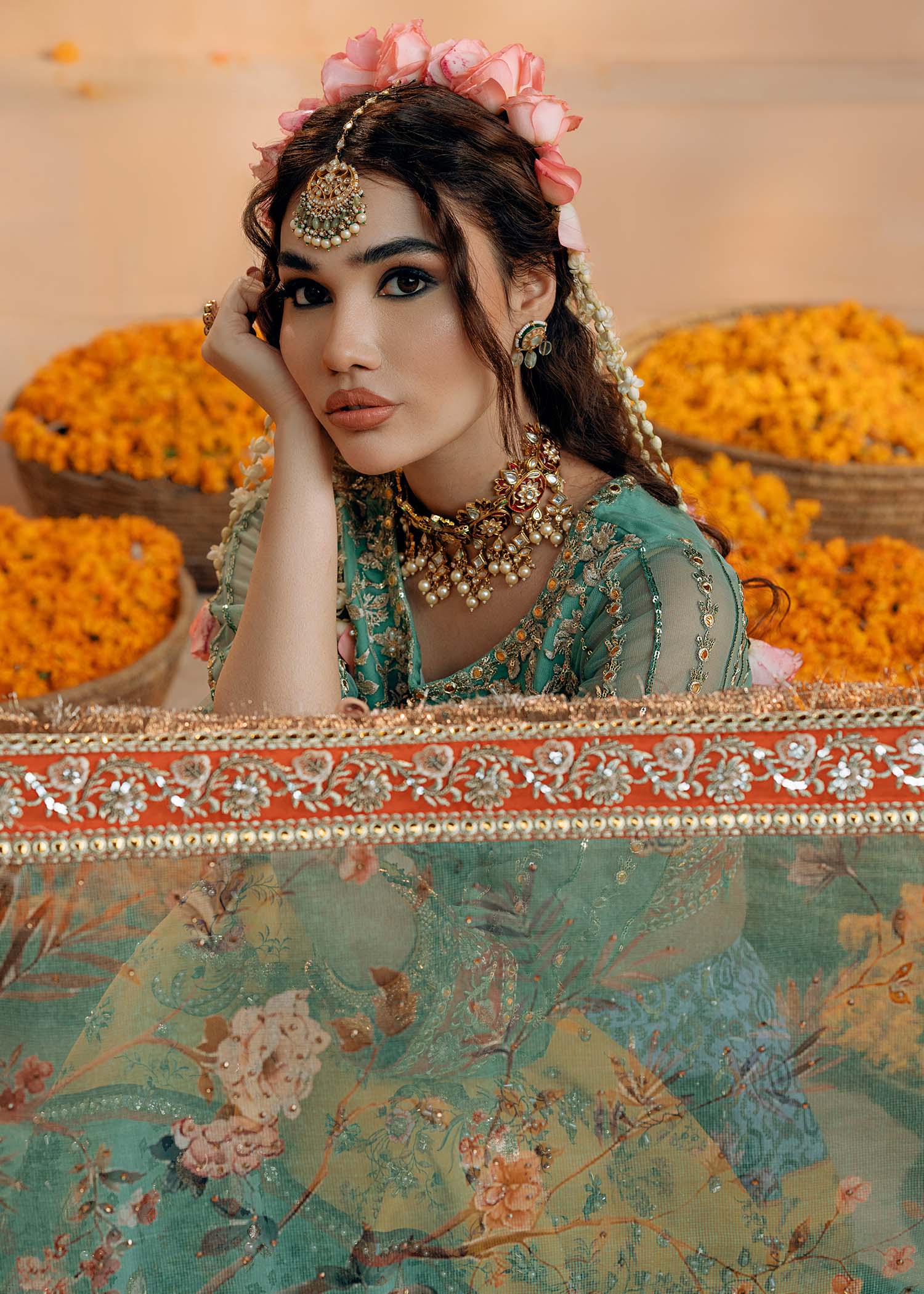 Fozia Khalid | Chamakh Dhamakh Wedding Festivity | Shagun by Fozia Khalid - Designer Dress - Type: Ladies Clothes - Available at Libayah - 100% Original