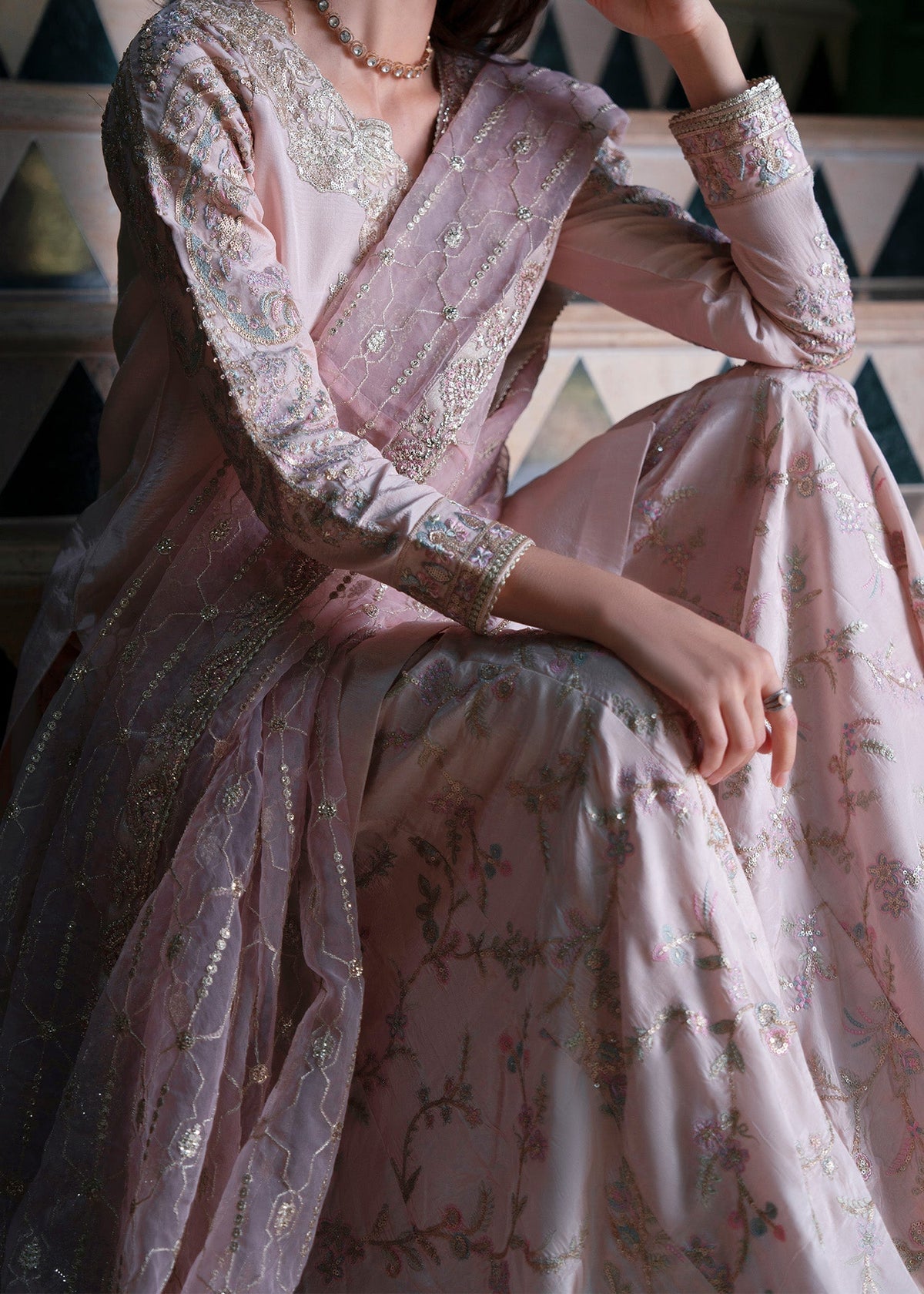 Mehak Yaqoob | Marvi Festives | Maya by Mehak Yaqoob - Designer Dress - Type: Ladies Clothes - Available at Libayah - 100% Original