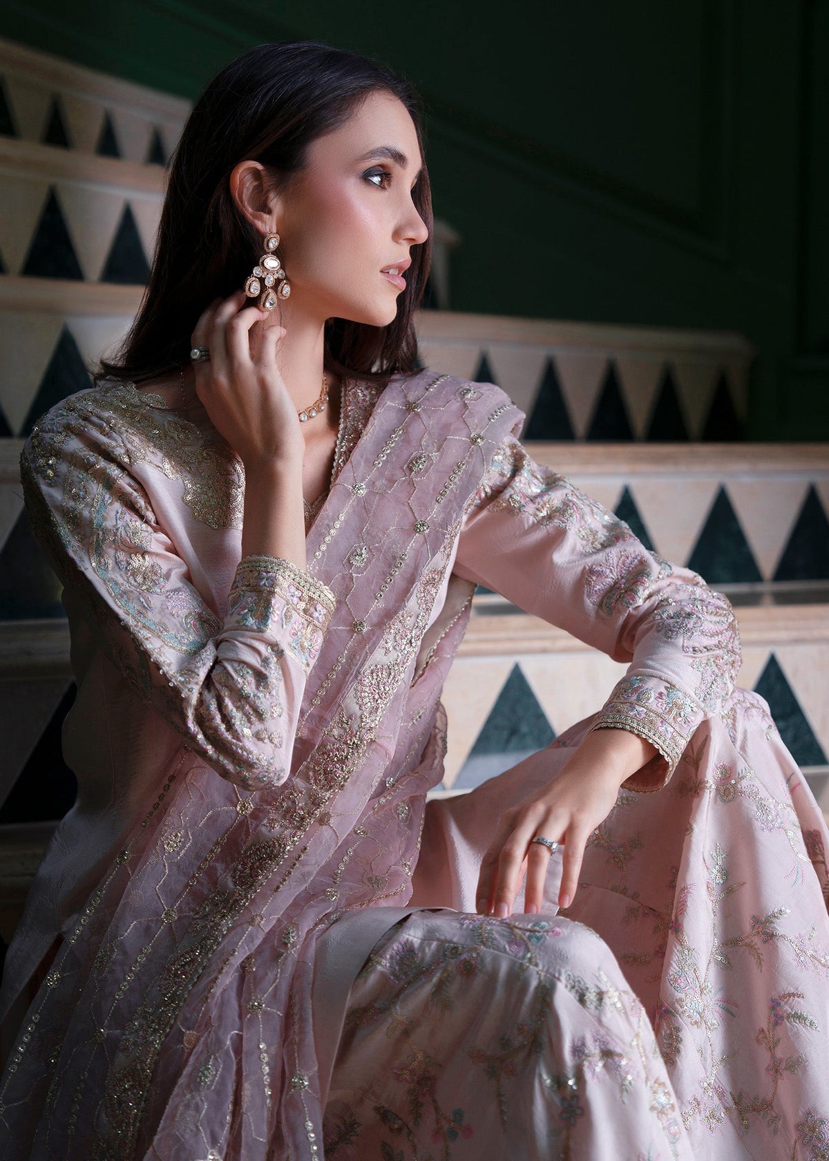Mehak Yaqoob | Marvi Festives | Maya by Mehak Yaqoob - Designer Dress - Type: Ladies Clothes - Available at Libayah - 100% Original
