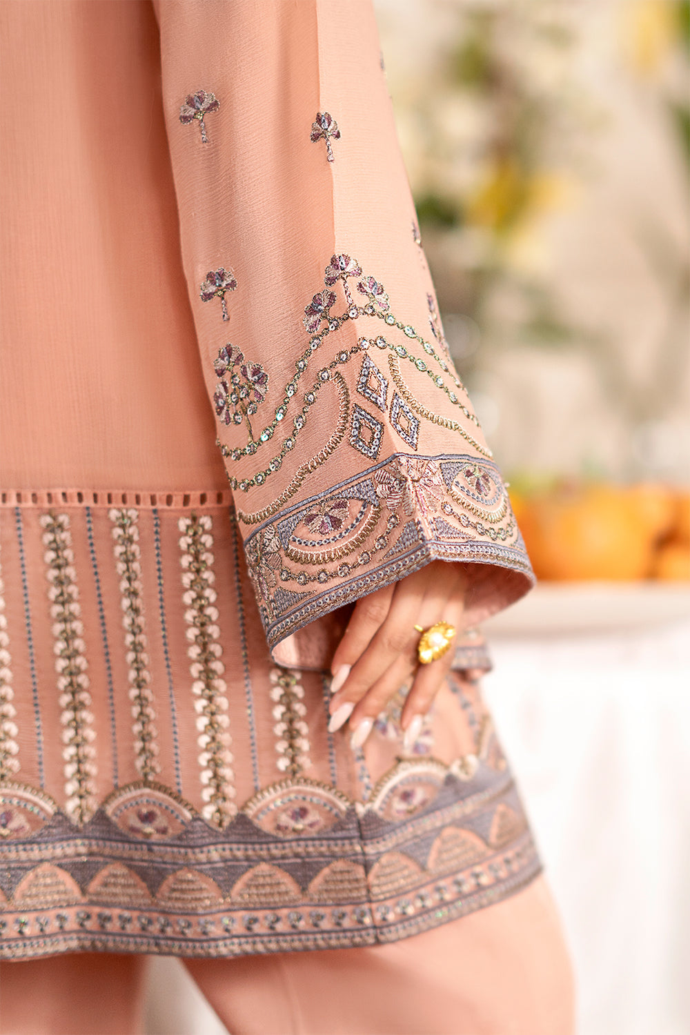 Flossie | Mehrbano by Kuch Khas | ALMA-B by Flossie - Designer Dress - Type: Formal - Available at Libayah - 100% Original