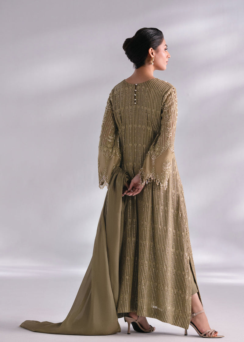 Mehak Yaqoob | Enchante The Luxe Edit | Peridot by Mehak Yaqoob - Designer Dress - Type: Ladies Clothes - Available at Libayah - 100% Original