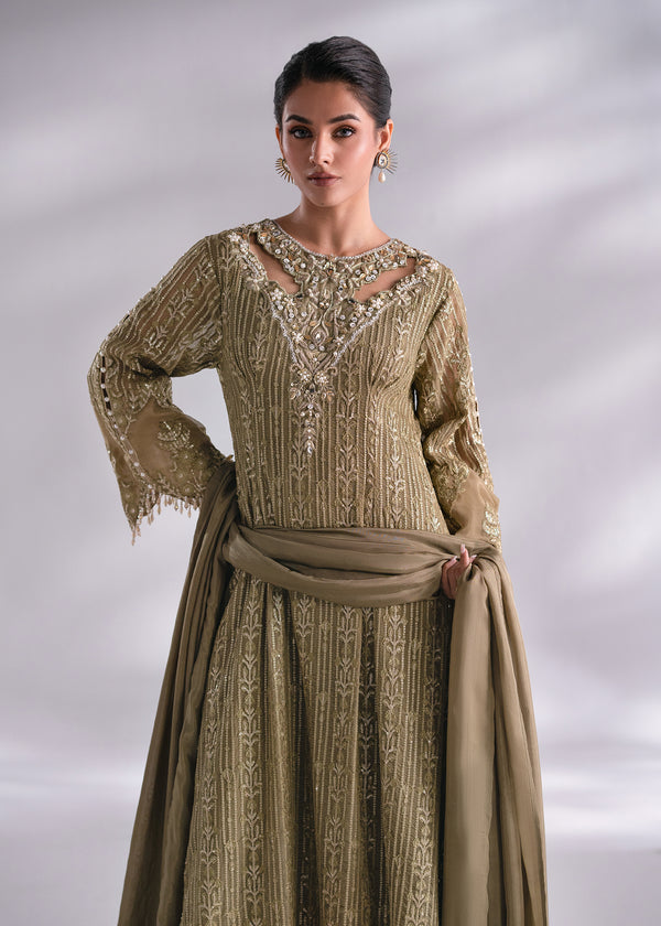 Mehak Yaqoob | Enchante The Luxe Edit | Peridot by Mehak Yaqoob - Designer Dress - Type: Ladies Clothes - Available at Libayah - 100% Original