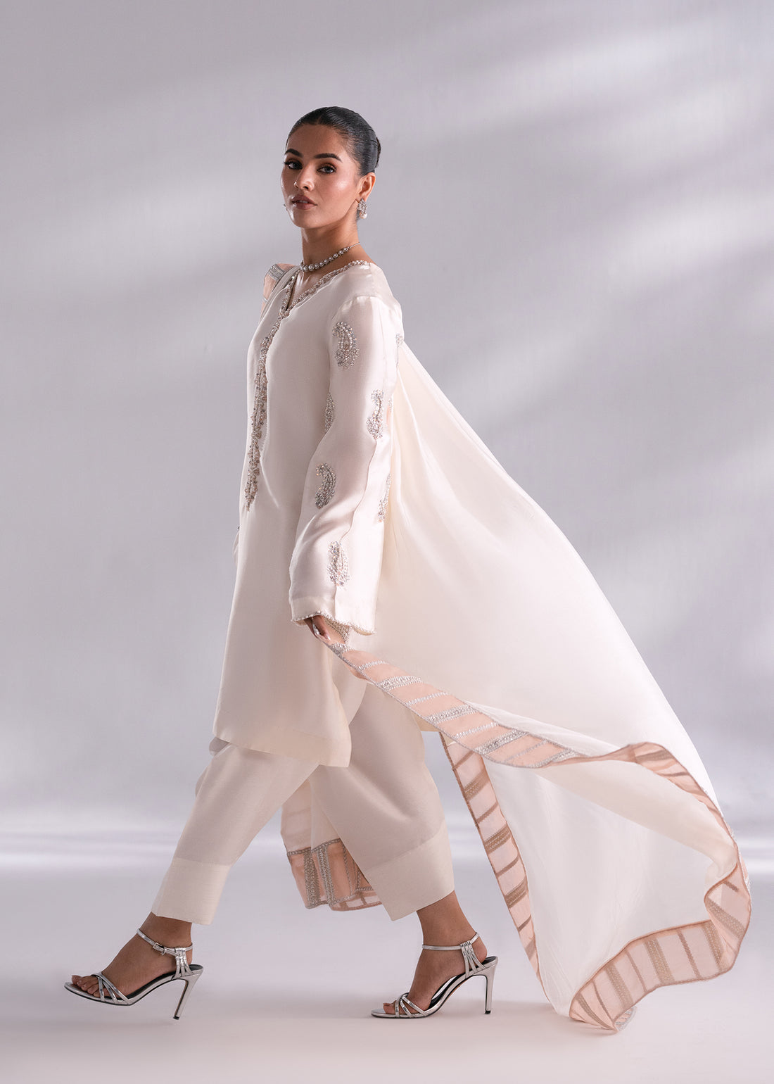 Mehak Yaqoob | Enchante The Luxe Edit | Opal by Mehak Yaqoob - Designer Dress - Type: Ladies Clothes - Available at Libayah - 100% Original