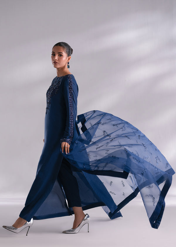 Mehak Yaqoob | Enchante The Luxe Edit | Sapphire by Mehak Yaqoob - Designer Dress - Type: Ladies Clothes - Available at Libayah - 100% Original