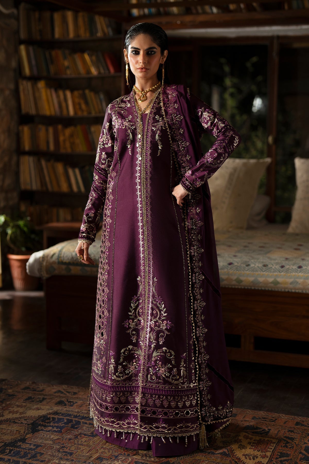 Saad Bin Shahzad | Silk'25 | LAILA by Saad Bin Shahzad - Designer Dress  - Type : Ladies Clothes - Available at Libayah - 100% Original 