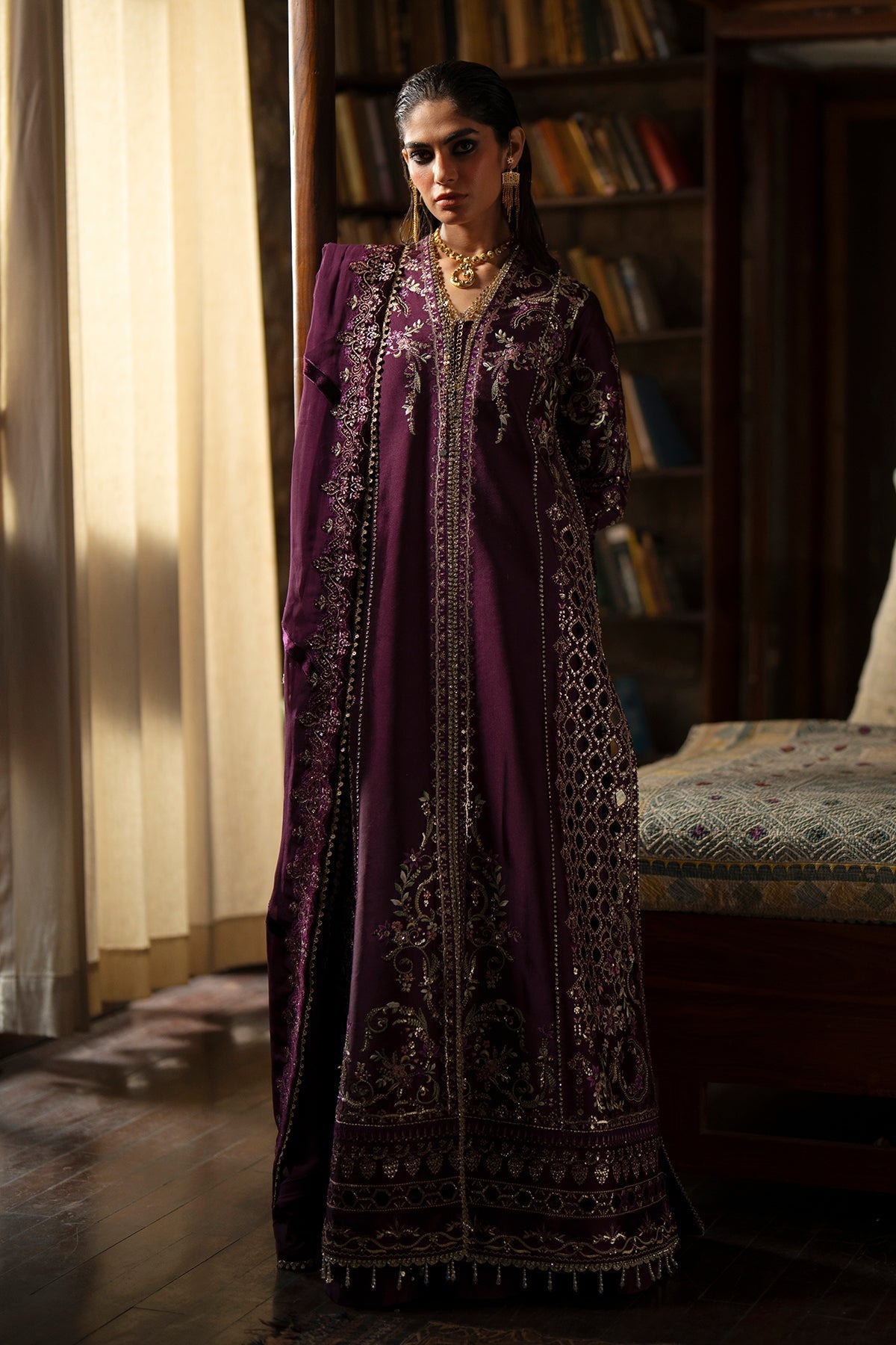 Saad Bin Shahzad | Silk'25 | LAILA by Saad Bin Shahzad - Designer Dress  - Type : Ladies Clothes - Available at Libayah - 100% Original 