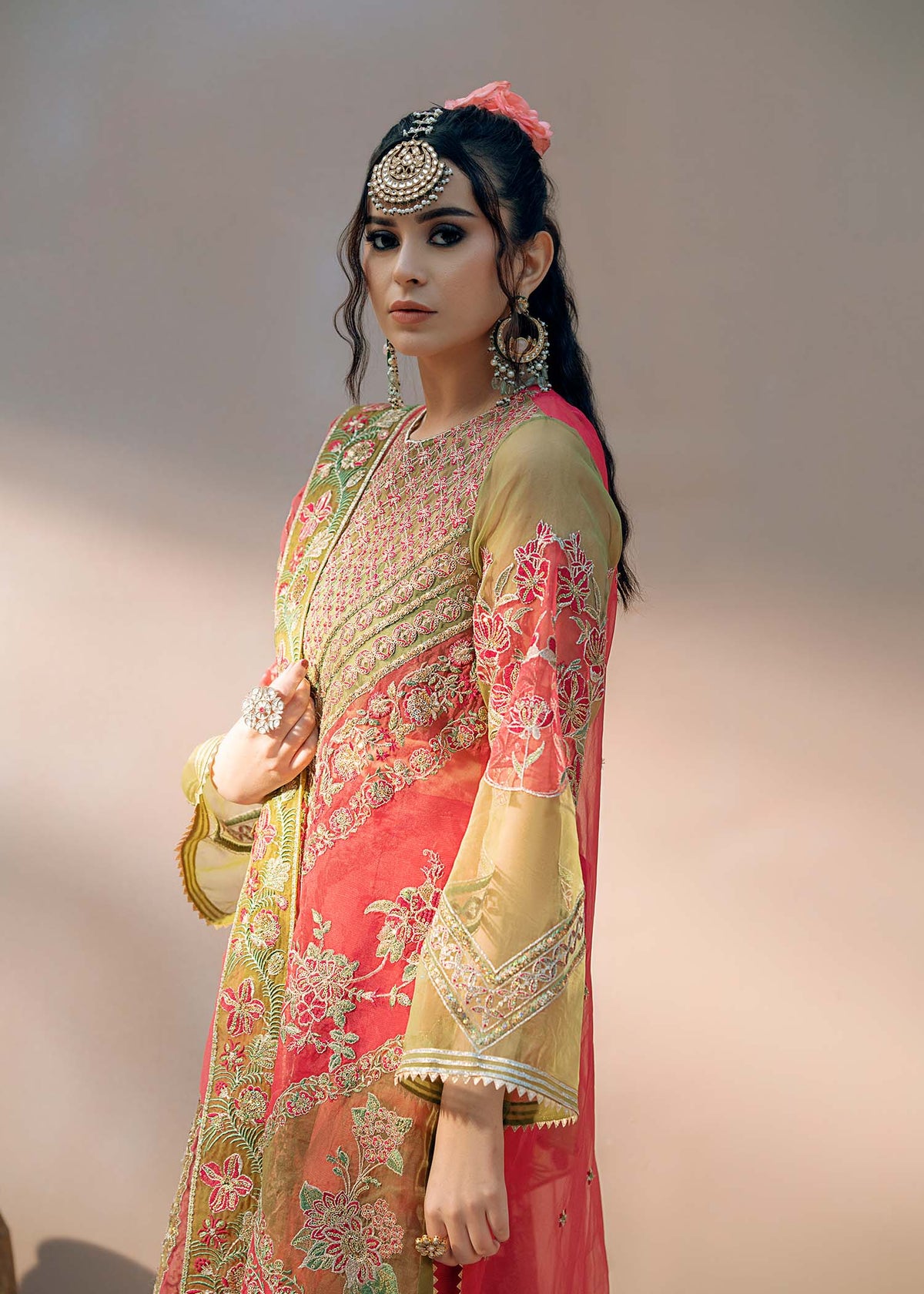 Fozia Khalid | Chamakh Dhamakh Wedding Festivity | Doli by Fozia Khalid - Designer Dress - Type: Ladies Clothes - Available at Libayah - 100% Original