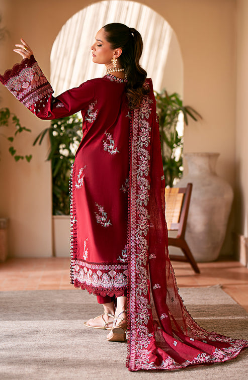 Emaan Adeel | Navaeh Luxury Pret | CERISE by Emaan Adeel - Designer Dress - Type: Ladies Clothes - Available at Libayah - 100% Original