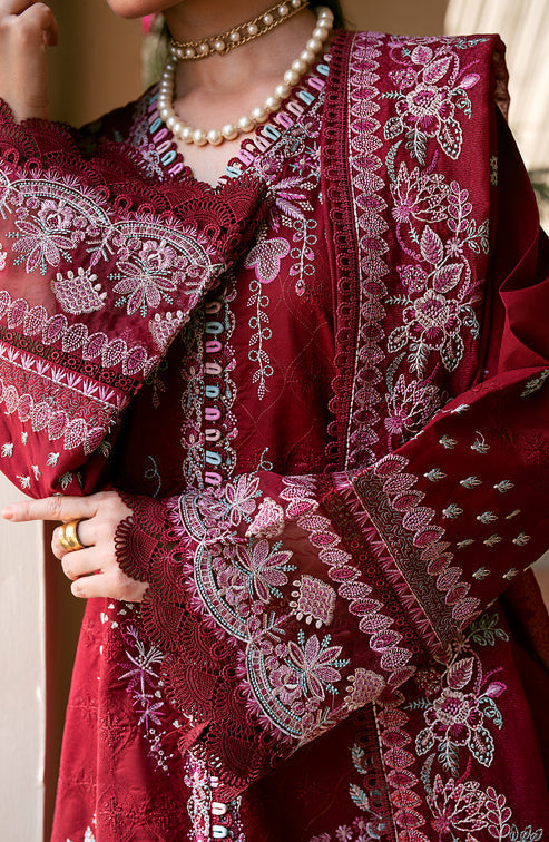 Emaan Adeel | Navaeh Luxury Pret | CERISE by Emaan Adeel - Designer Dress - Type: Ladies Clothes - Available at Libayah - 100% Original