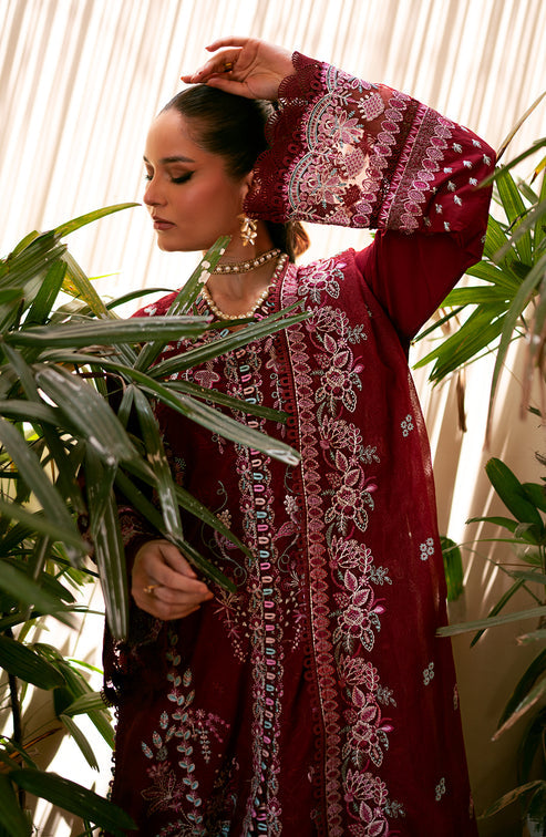 Emaan Adeel | Navaeh Luxury Pret | CERISE by Emaan Adeel - Designer Dress - Type: Ladies Clothes - Available at Libayah - 100% Original