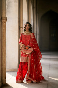 Erum Khan | Mannat Formals | Gulnaar by Erum Khan - Designer Dress - Type: Ladies Clothes - Available at Libayah - 100% Original