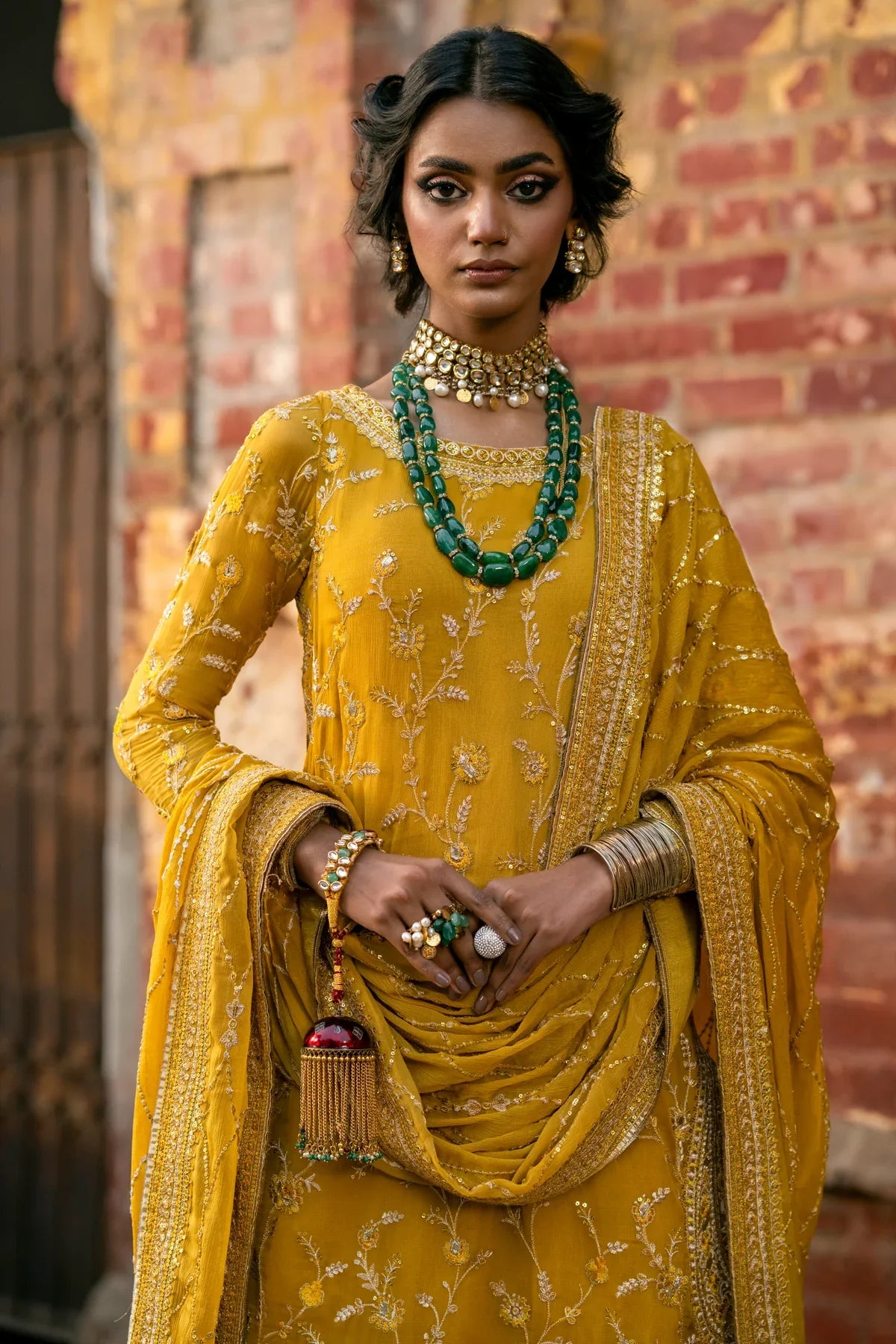 Erum Khan | Mannat Formals | Aatish by Erum khan - Designer Dress - Type: Ladies Clothes - Available at Libayah - 100% Original