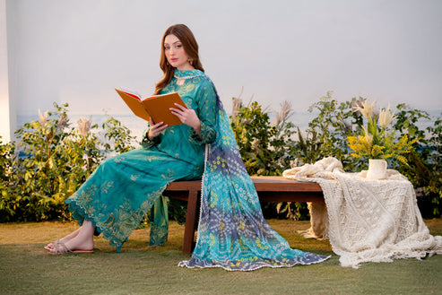 Aabyaan | Shezlin Chikankari Ramadan Edit 25 | ESLEM (AR-11) by Aabyaan - Designer Dress - Type: Ladies Clothes - Available at Libayah - 100% Original