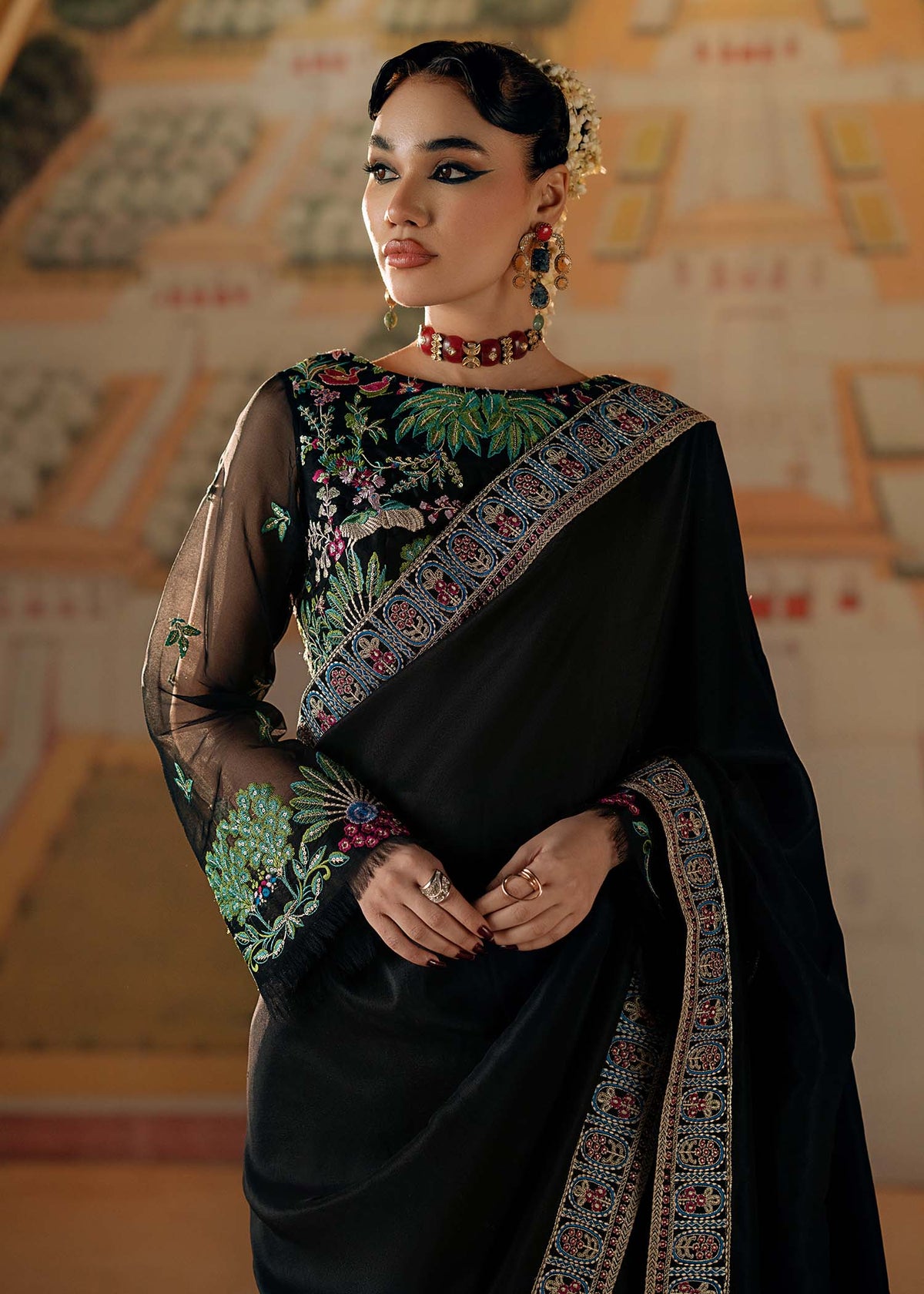 Fozia Khalid | Chamakh Dhamakh Wedding Festivity | Sangeet by Fozia Khalid - Designer Dress - Type: Ladies Clothes - Available at Libayah - 100% Original