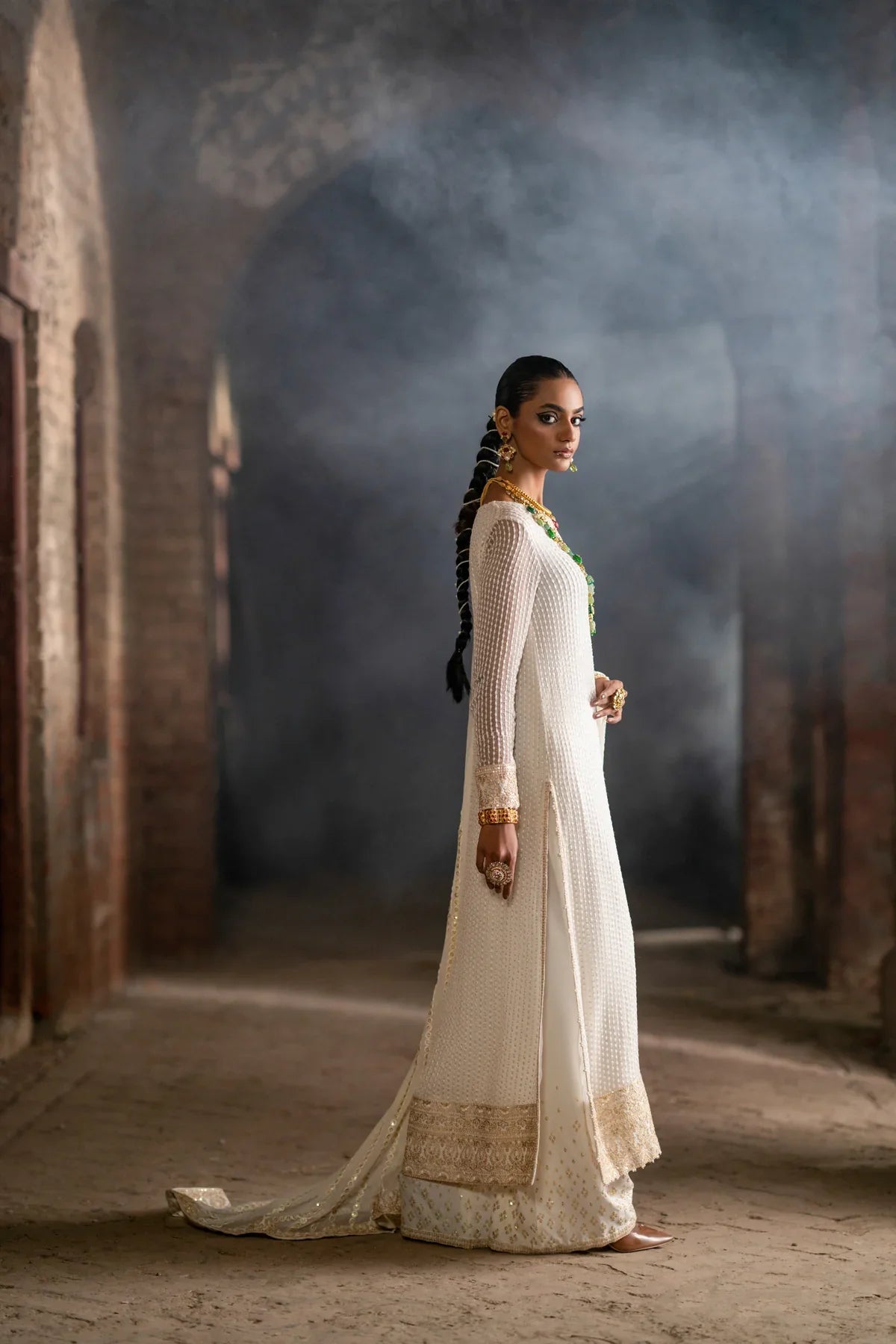 Erum Khan | Mannat Formals | Tabeer by Erum Khan - Designer Dress - Type: Ladies Clothes - Available at Libayah - 100% Original