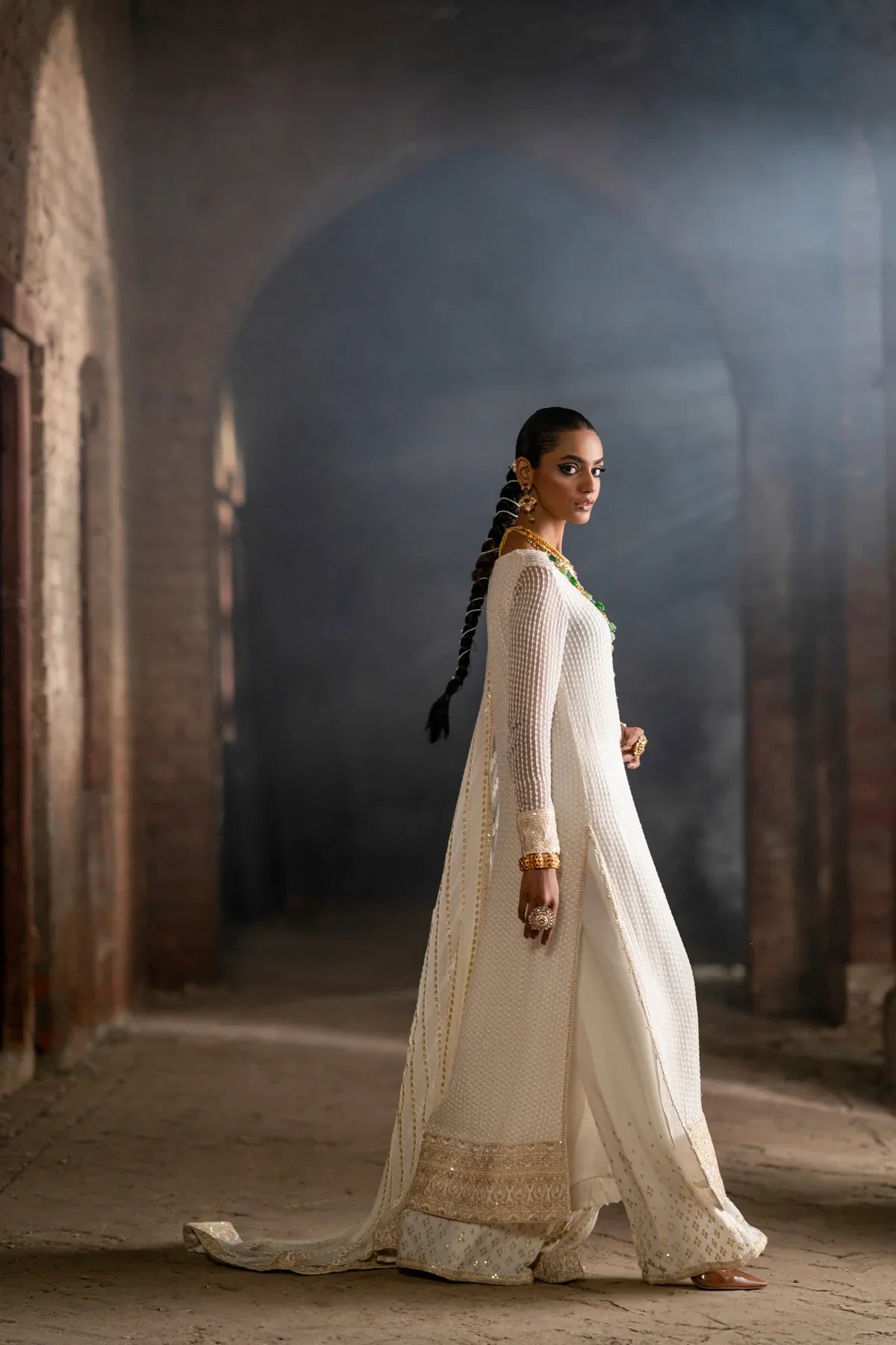 Erum Khan | Mannat Formals | Tabeer by Erum Khan - Designer Dress - Type: Ladies Clothes - Available at Libayah - 100% Original