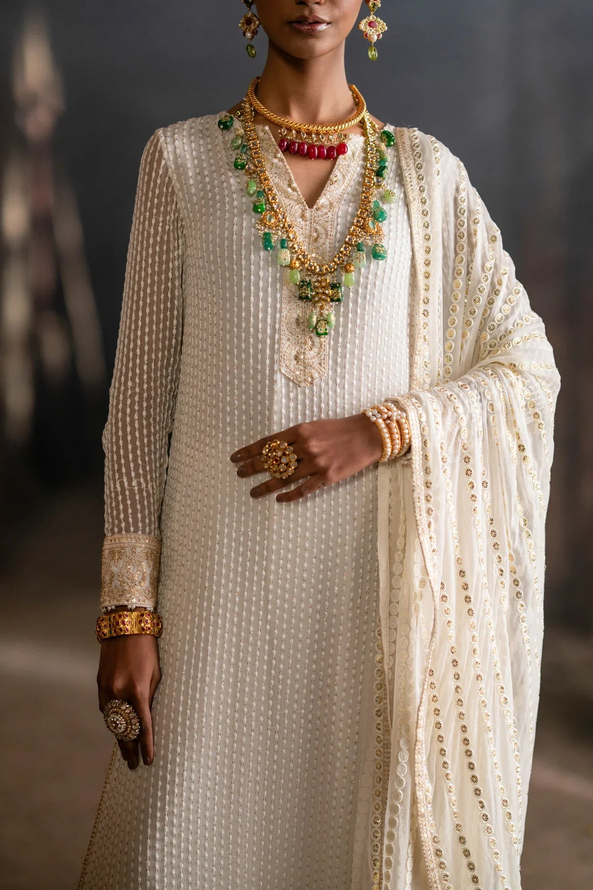 Erum Khan | Mannat Formals | Tabeer by Erum Khan - Designer Dress - Type: Ladies Clothes - Available at Libayah - 100% Original