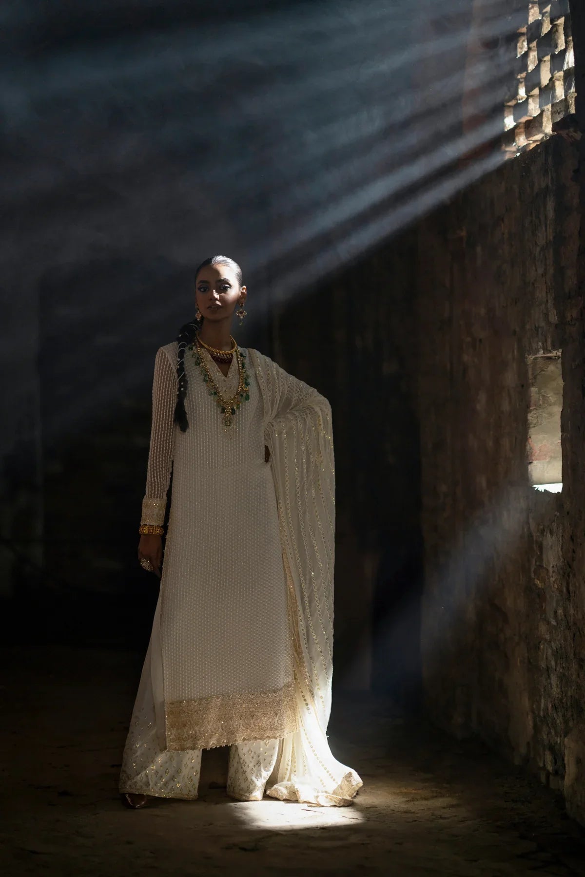 Erum Khan | Mannat Formals | Tabeer by Erum Khan - Designer Dress - Type: Ladies Clothes - Available at Libayah - 100% Original