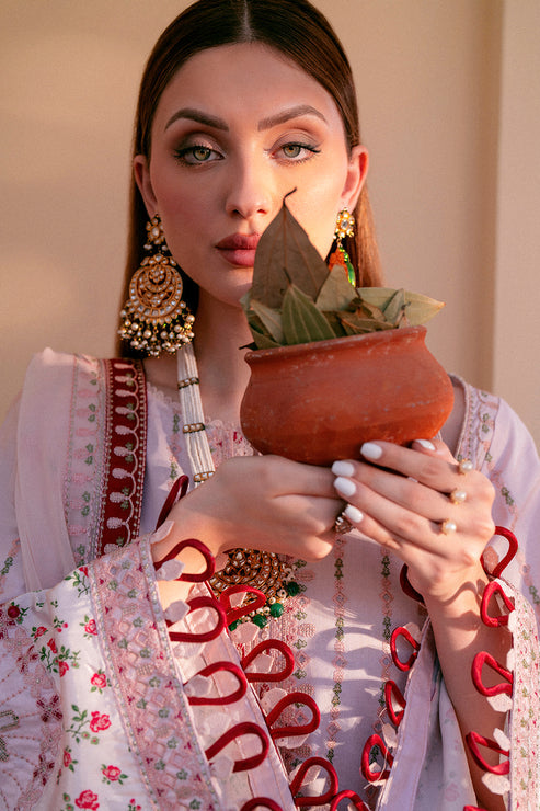 Zarposh | Sangat Lawn | Zeenat by Zarposh - Designer Dress - Type: Ladies Clothes - Available at Libayah - 100% Original