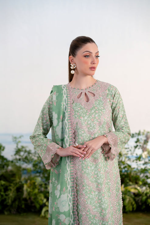 Aabyaan | Shezlin Chikankari Ramadan Edit 25 | EBRU (AR-16) by Aabyaan - Designer Dress - Type: Ladies Clothes - Available at Libayah - 100% Original