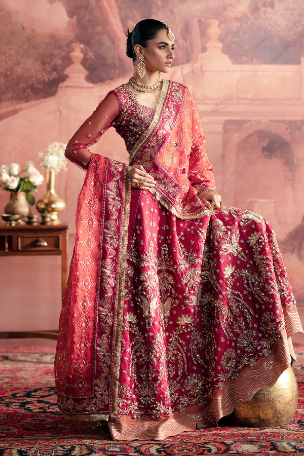Zarposh | Maharani Wedding Collection | Anarkali by Zarposh - Designer Dress - Type: Ladies Clothes - Available at Libayah - 100% Original