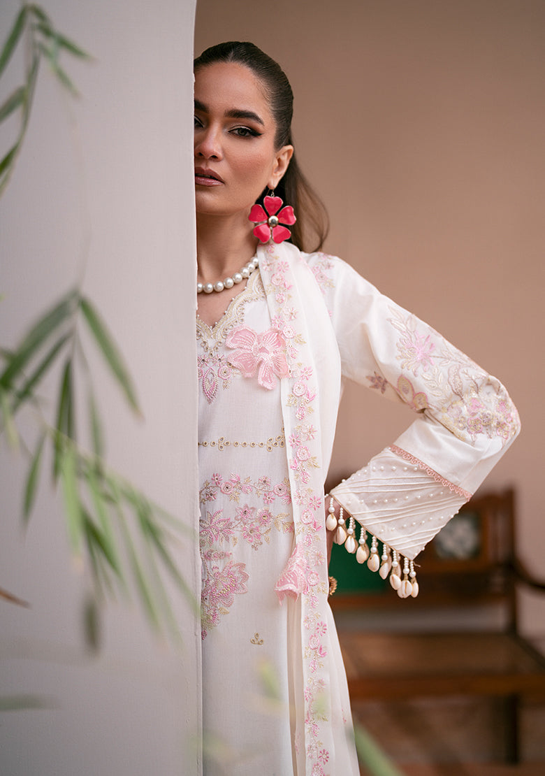 Lala | Veranda Swiss Lawn | Reem by Lala - Designer Dress - Type: Ladies Clothes - Available at Libayah - 100% Original