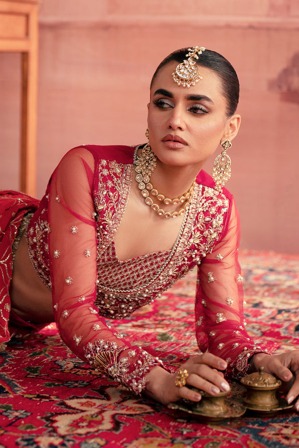 Zarposh | Maharani Wedding Collection | Anarkali by Zarposh - Designer Dress - Type: Ladies Clothes - Available at Libayah - 100% Original