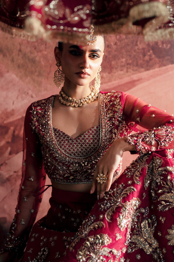 Zarposh | Maharani Wedding Collection | Anarkali by Zarposh - Designer Dress - Type: Ladies Clothes - Available at Libayah - 100% Original