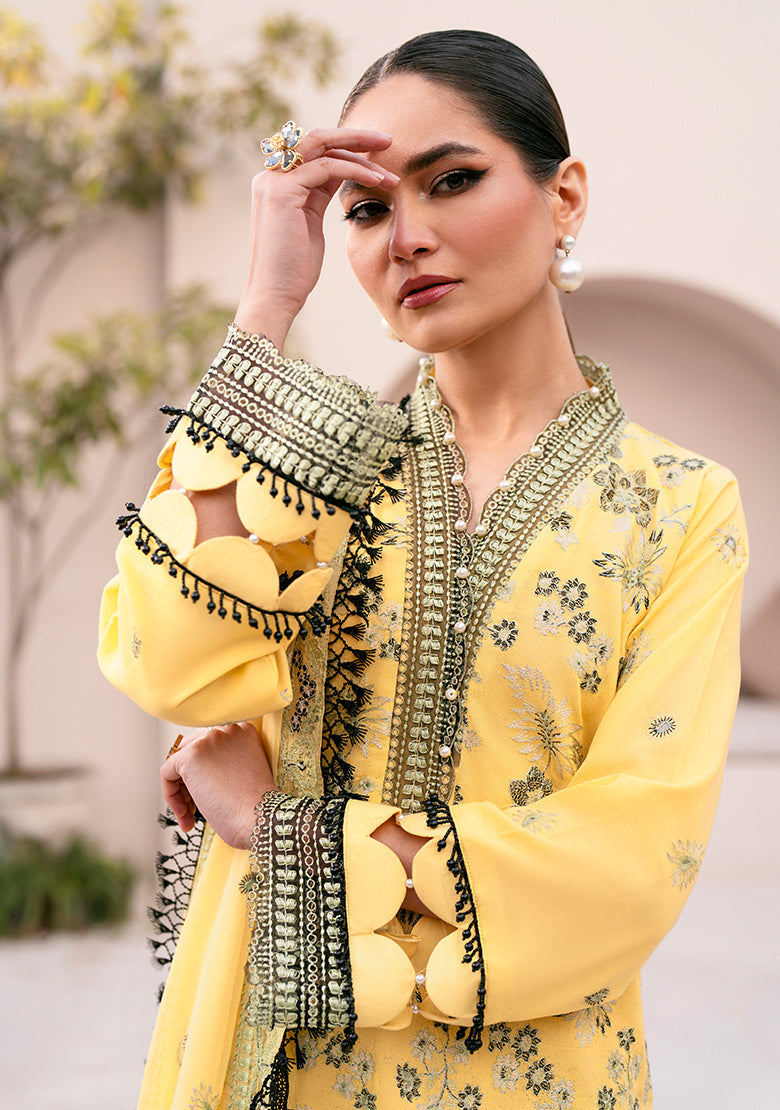 Lala | Veranda Swiss Lawn | Manisha by Lala - Designer Dress - Type: Ladies Clothes - Available at Libayah - 100% Original