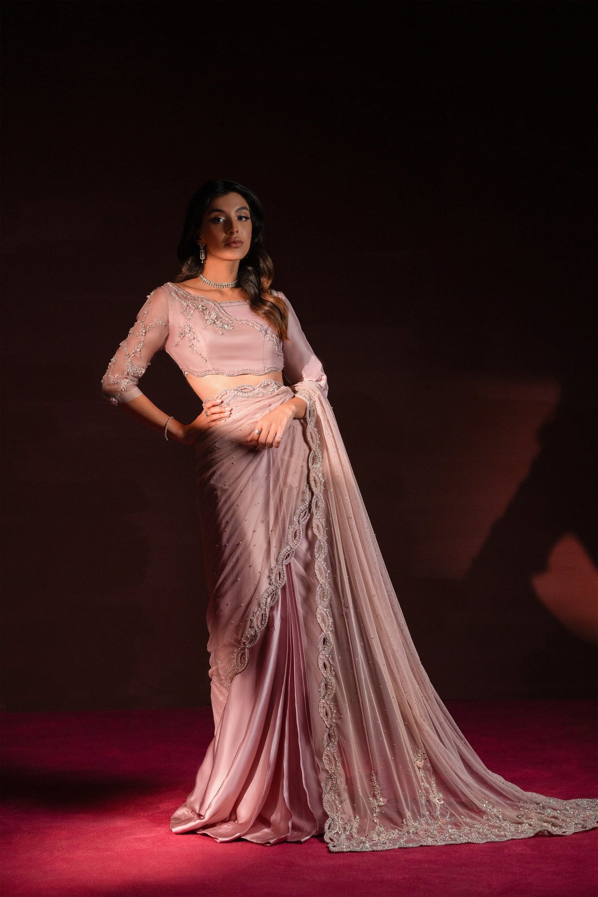 Ayesha and Usman | Celestial Night | Frida by Ayesha and Usman - Designer Dress - Type: Ladies Clothes - Available at Libayah - 100% Original