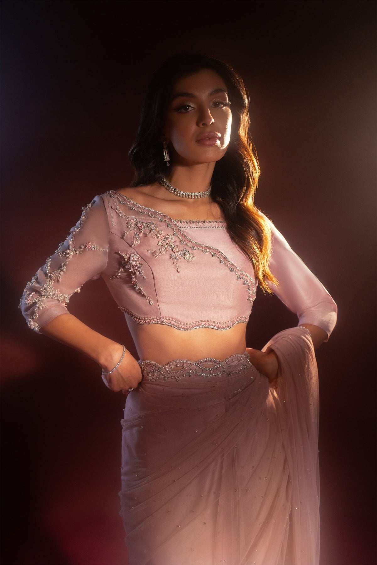 Ayesha and Usman | Celestial Night | Frida by Ayesha and Usman - Designer Dress - Type: Ladies Clothes - Available at Libayah - 100% Original