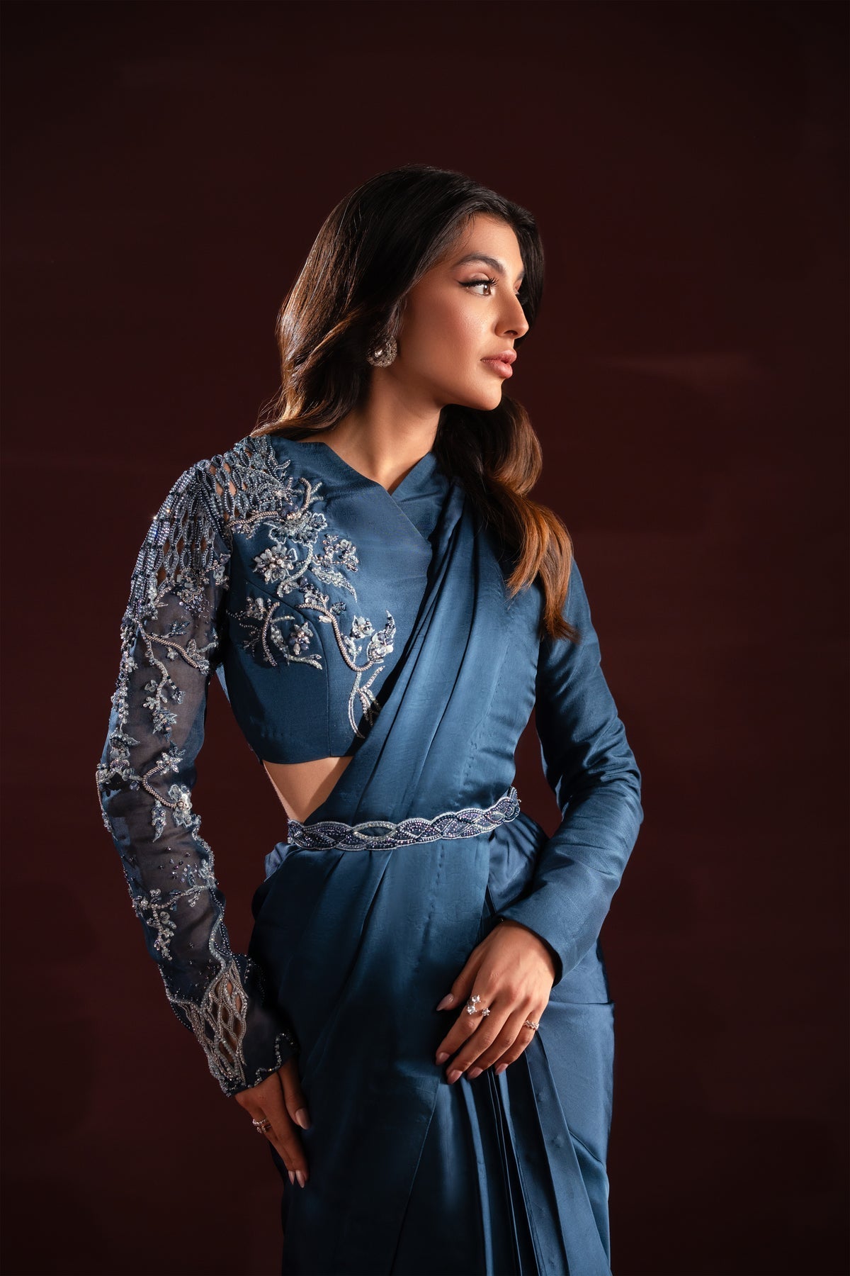 Ayesha and Usman | Celestial Night | Aria by Ayesha and Usman - Designer Dress - Type: Ladies Clothes - Available at Libayah - 100% Original