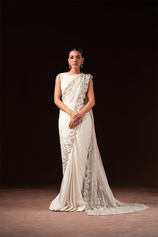 Ayesha and Usman | Celestial Night | Ivory by Ayesha and Usman - Designer Dress - Type: Ladies Clothes - Available at Libayah - 100% Original