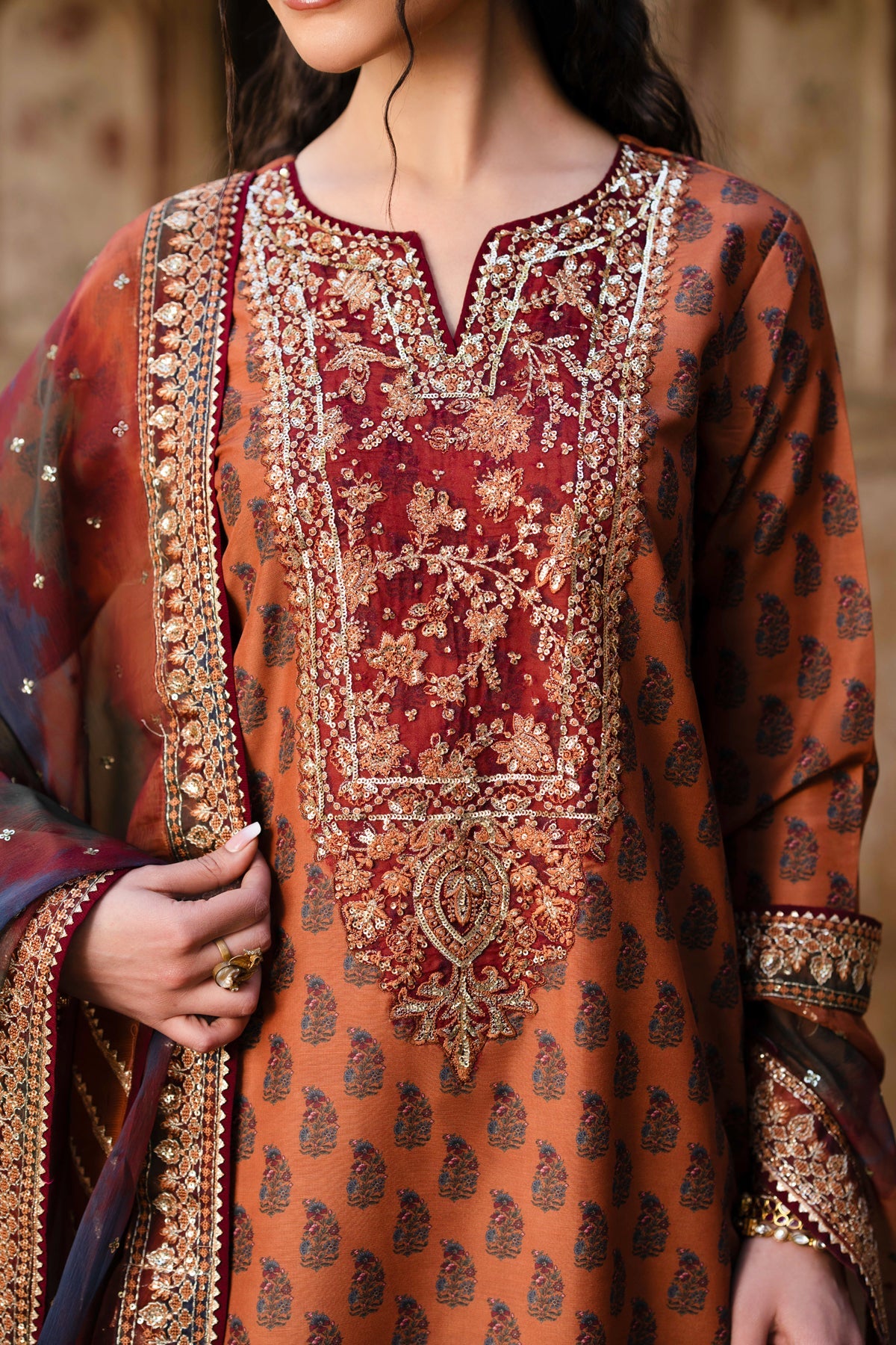 Xenia Formals | Rumi Luxe | MUSHK - A by Xenia Formals - Designer Dress - Type: Ladies Clothes - Available at Libayah - 100% Original