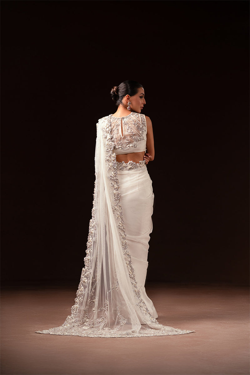 Ayesha and Usman | Celestial Night | Ivory by Ayesha and Usman - Designer Dress - Type: Ladies Clothes - Available at Libayah - 100% Original