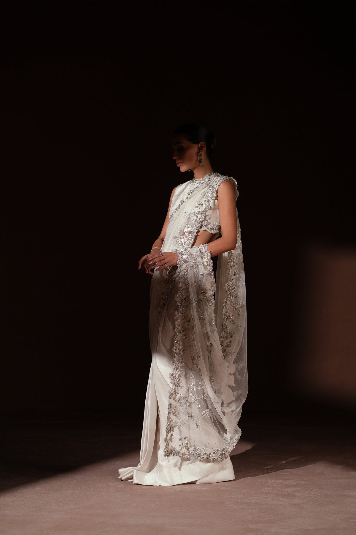 Ayesha and Usman | Celestial Night | Ivory by Ayesha and Usman - Designer Dress - Type: Ladies Clothes - Available at Libayah - 100% Original